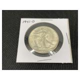 1941-D Walking Liberty Half Dollar