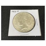 1923-D Peace Silver Dollar Coin