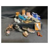 VTG German Wire Jointed Doll, Miniature Shoes
