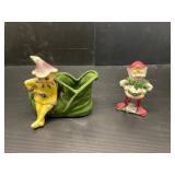 Shawnee USA Planter and Pixie Figurine