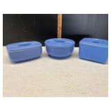 Set of Blue Westinghouse Fridge Dishes