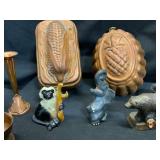 Metal Animal Figures and Decorative Items