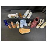 Collection of Miniature Ceramic Shoes