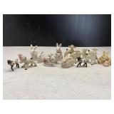 Collection of Ceramic Bunny and Lamb Figurines