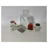 Collection of Glass Coin Banks