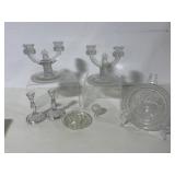 Assorted Pressed Glassware Collection