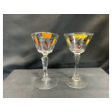 Vintage Gay Fad Hand-Painted Glasses