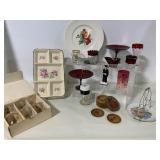 Coors Drinking Glasses, Ruby Glassware