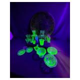 Uranium Glass Tableware Collection