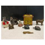 Cast Iron and Metal Figurines