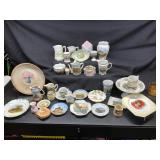 Collection of Souvenir Ceramic Items