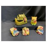 Collection of Ceramic Figurines and Planters