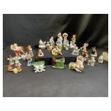 Collection of Ceramic Figurines and Trinkets