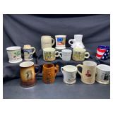 Collection of Assorted Decorative Mugs