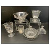Collection of Pressed Glass Tableware