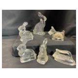 Set of Glass Candy Containers