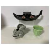 Collection of Three McCoy Pottery Items