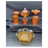 Collection of Carnival Glassware