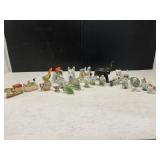 Assorted Ceramic Animal Figurines
