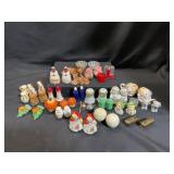 Collection of Ceramic Salt and Pepper Shakers