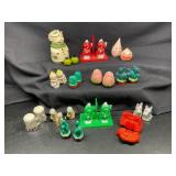 Collection of Ceramic Salt and Pepper Shakers