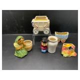 Collection of Ceramic Figurine Planters