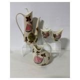 Hand-Painted Ceramic Tea Set