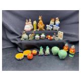 Collection of Decorative Figurines and Shakers
