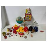 Collection of Vintage Tin and Plastic Toys