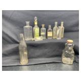 Collection of Vintage Glass Bottles