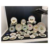 Collection of Souvenir Ceramic Plates and Cups