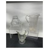 Set of Vintage Pressed Glass Pieces