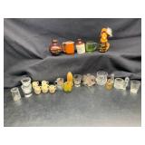 Collection of Miniature Glass and Ceramic Items