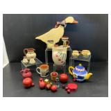 Ceramic and Wooden Decor