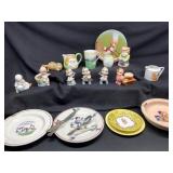 VTG Whimsical Porcelain Figures