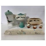 Gladding McBean Franciscan Pine Collection Set
