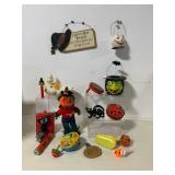 Assorted Halloween Decorations Lot