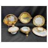 Collection of Hand-Painted Nippon Porcelain