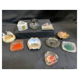 Collection of Decorative Ashtrays and Bowls