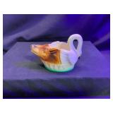 Rare 1800s Slovakian Pottery Sauce boat