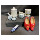 Collection of Decorative Ceramic and Wood Items