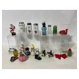 Collection of Decorative Salt and Pepper Shakers