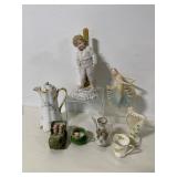 Collection of Porcelain Figurines and Items