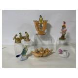 Collection of Ceramic Bird Figurines
