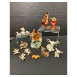 Fitz and Floyd 3-Inch Reindeer Ornaments
