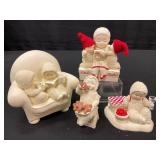 4 Department 56 Snowbabies