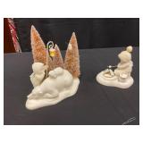 Snowbabies Illuminated Porcelain Figurines