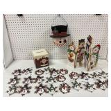 24 Snowman Ornaments and Decor