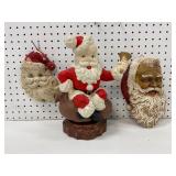 PJH Ceramic Santa Music Box & Plaques