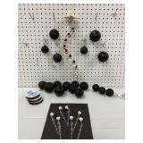 Glass Snowman Chime with Ornaments